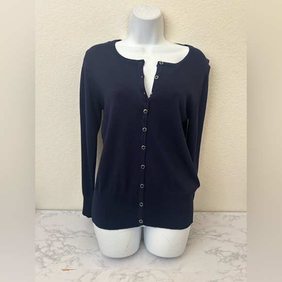 Carol Rose Tops - Carol Rose Women's Long Sleeve Button Down Top Sz PM Blue Petite Blouse